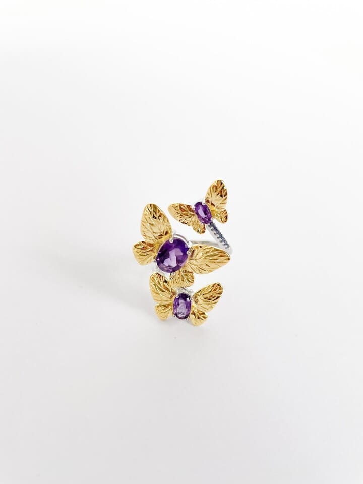 Anillo Silver Mariposa