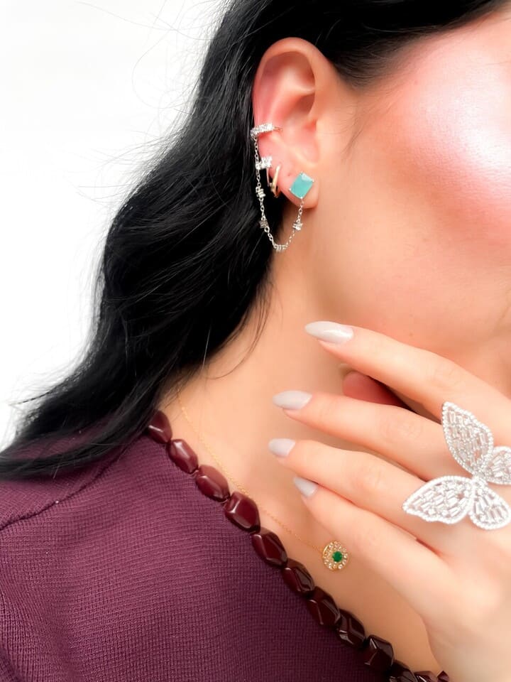 Aretes Cadena
