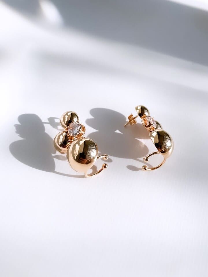 Ear- cuff Brillante de Media Noche