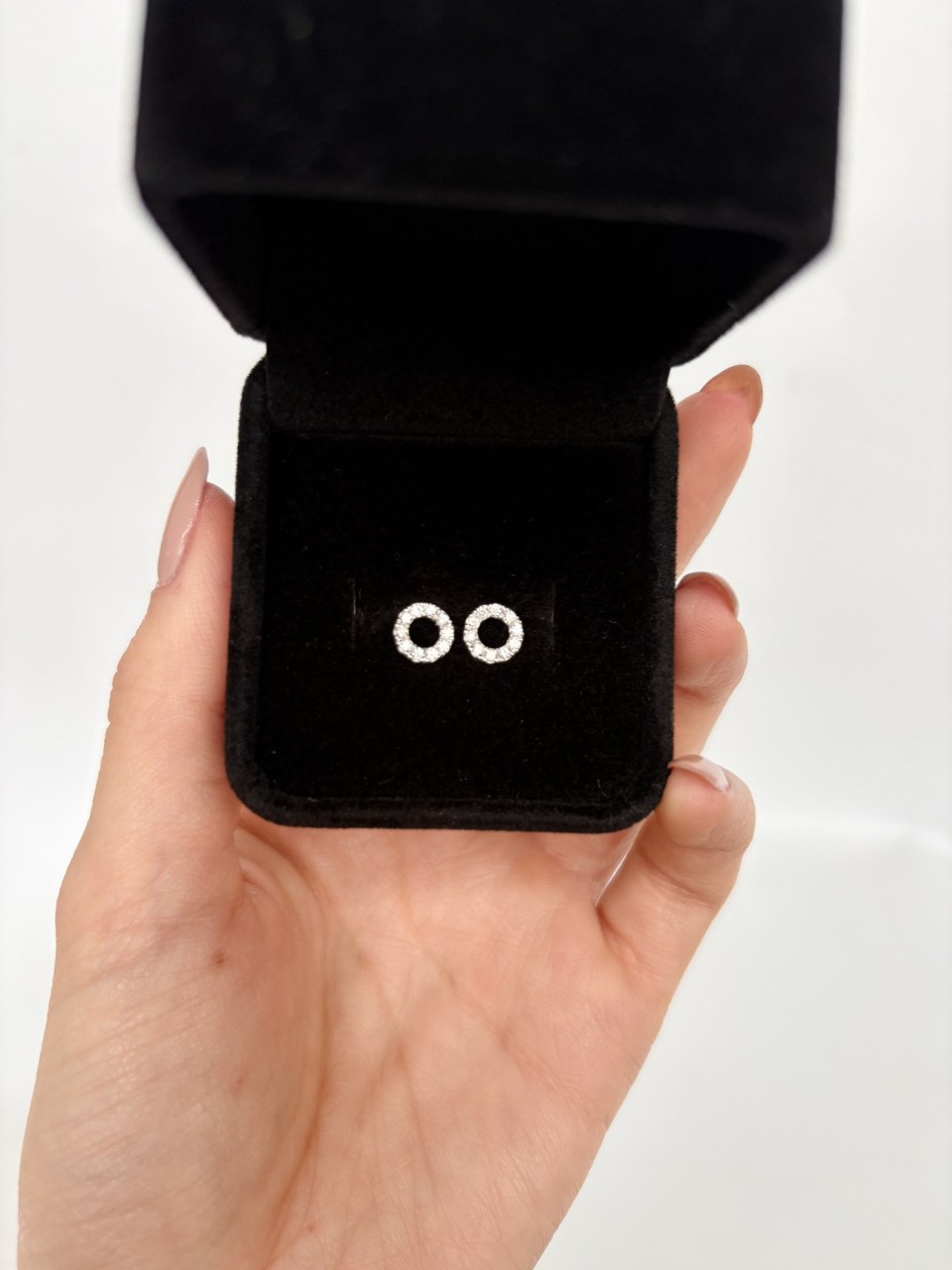 Topos Corona en Oro Blanco con Diamantes